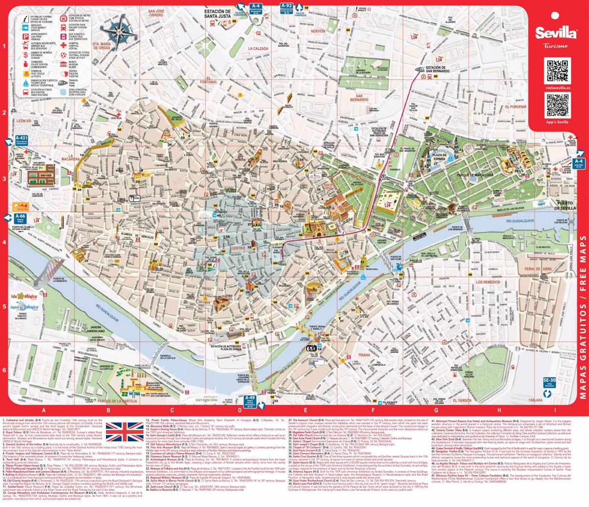 Sevilla en el mapa