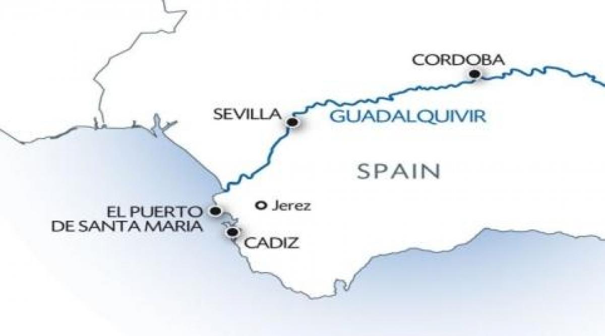 guadalquivir mapa